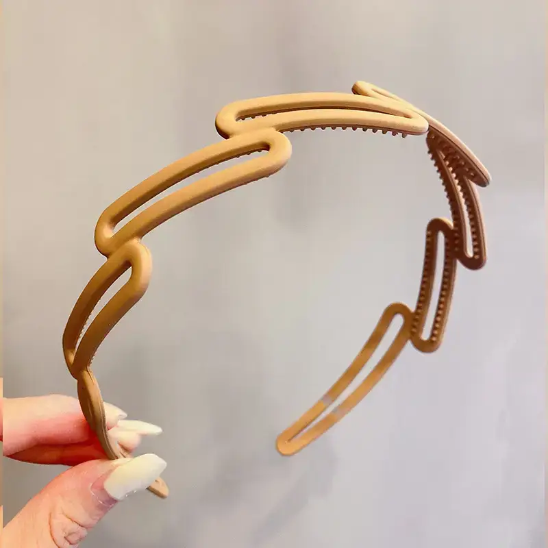 Pink Toothed Face Washing Headband for Women