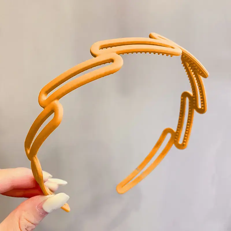 Pink Toothed Face Washing Headband for Women
