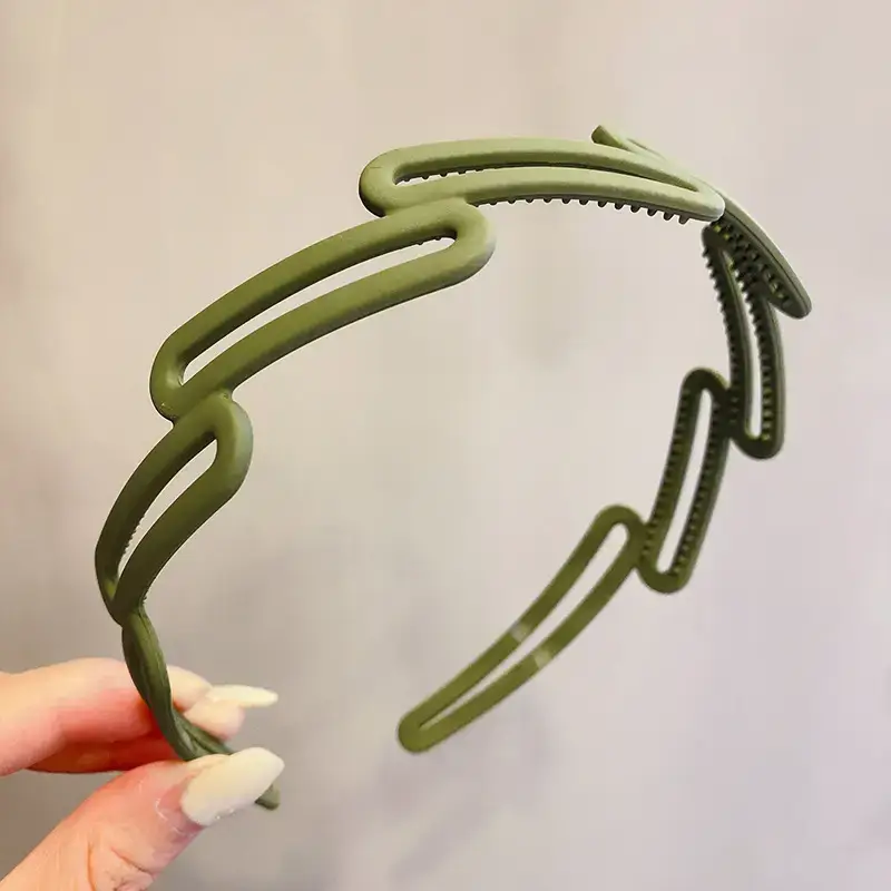 Pink Toothed Face Washing Headband for Women