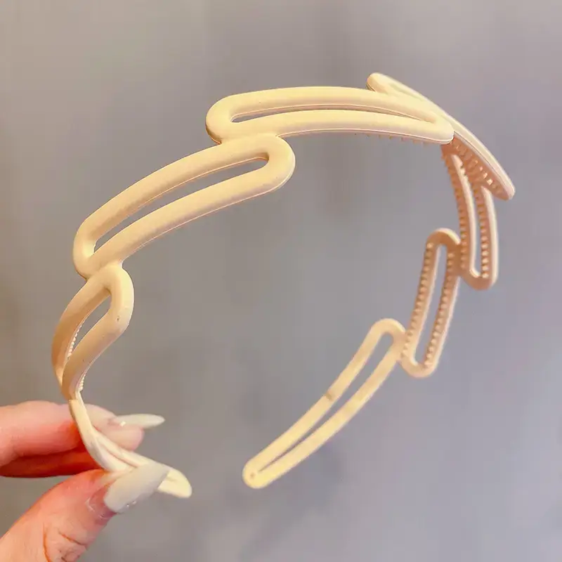 Pink Toothed Face Washing Headband for Women
