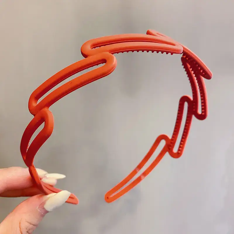 Pink Toothed Face Washing Headband for Women