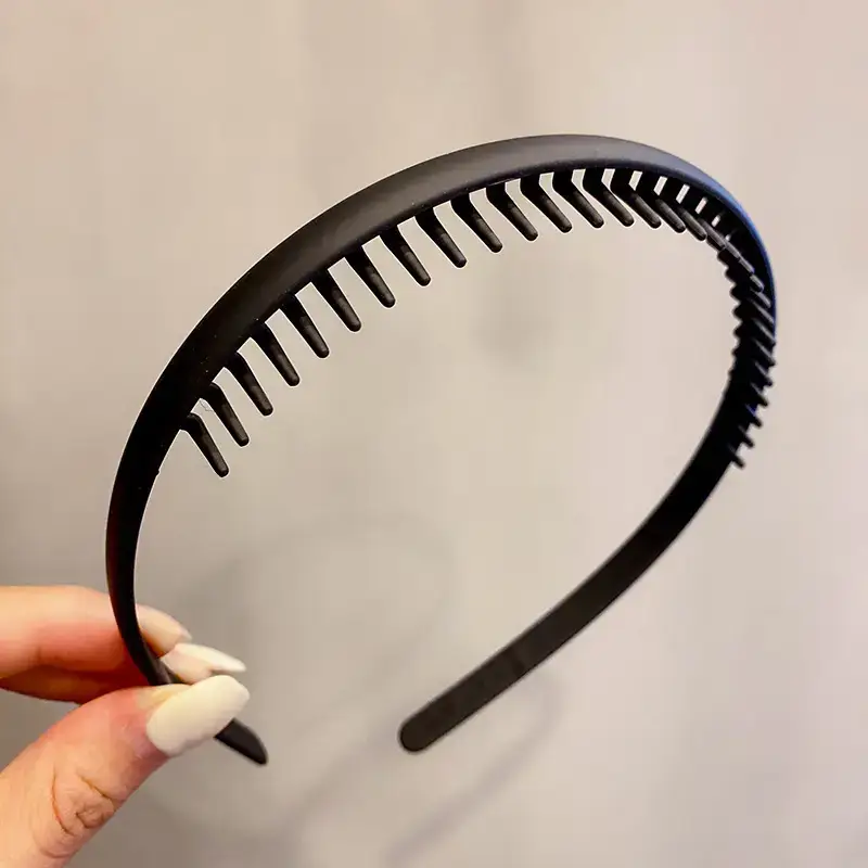 Pink Toothed Face Washing Headband for Women