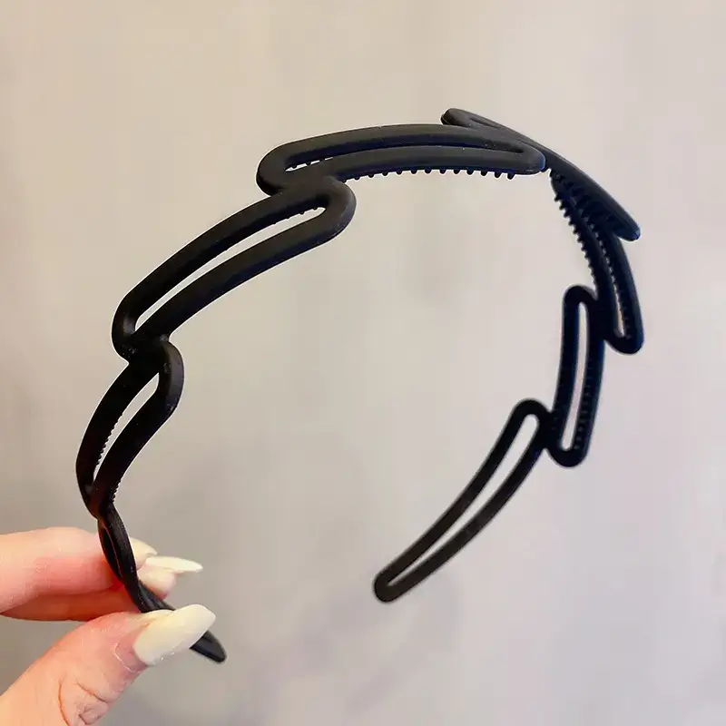 Pink Toothed Face Washing Headband for Women