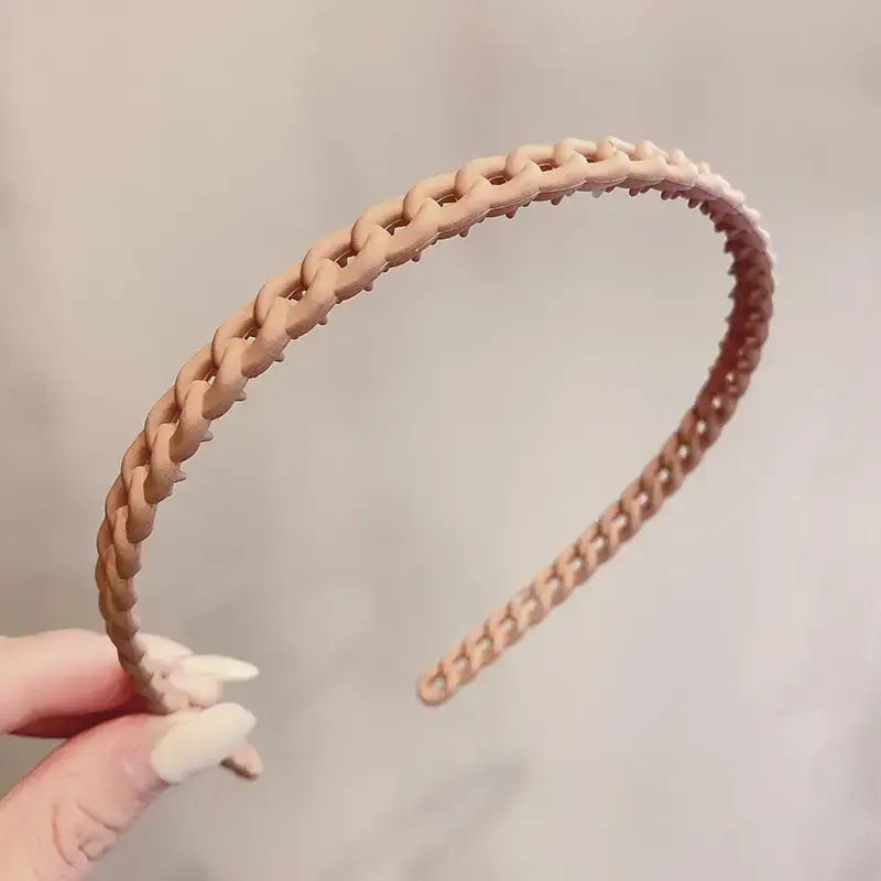 Pink Toothed Face Washing Headband for Women