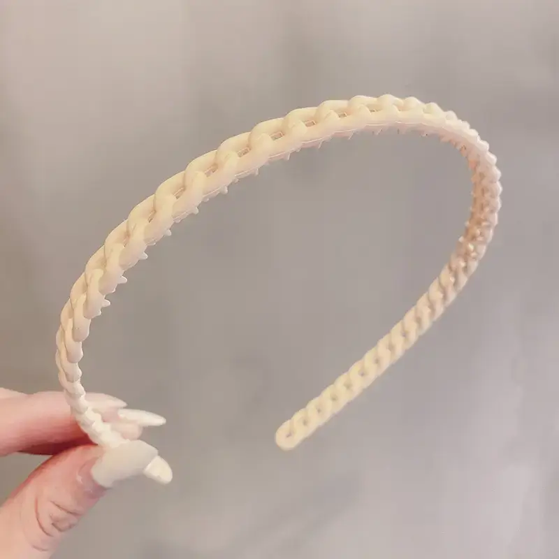 Pink Toothed Face Washing Headband for Women