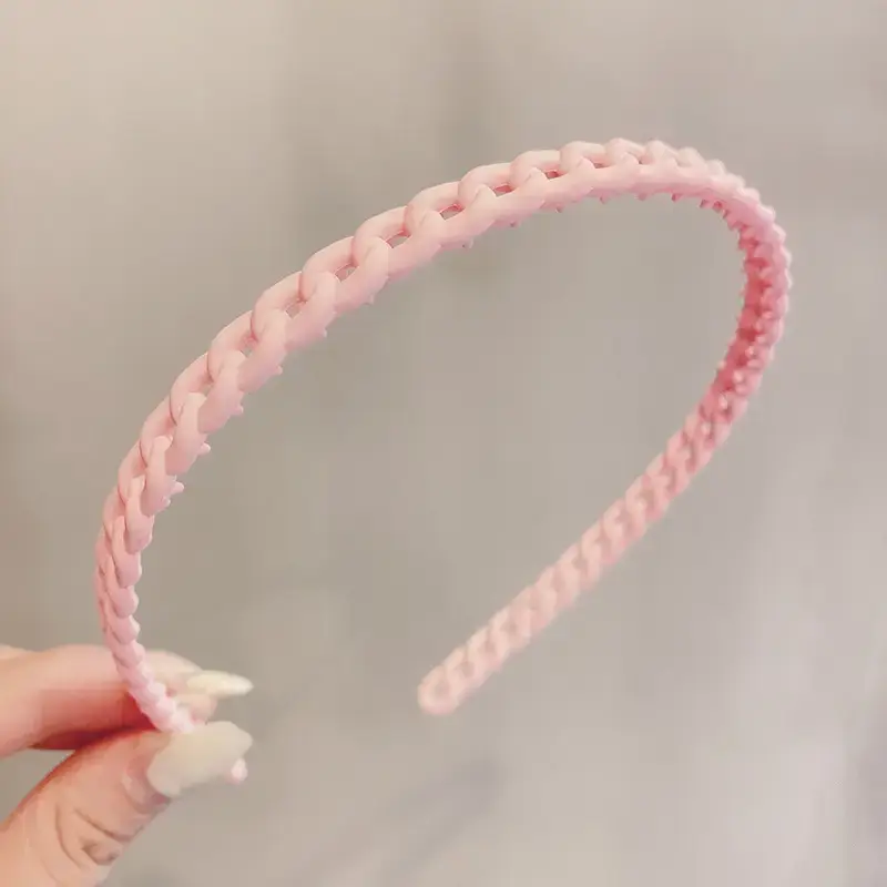 Pink Toothed Face Washing Headband for Women