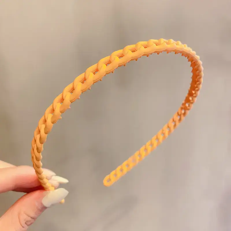 Pink Toothed Face Washing Headband for Women
