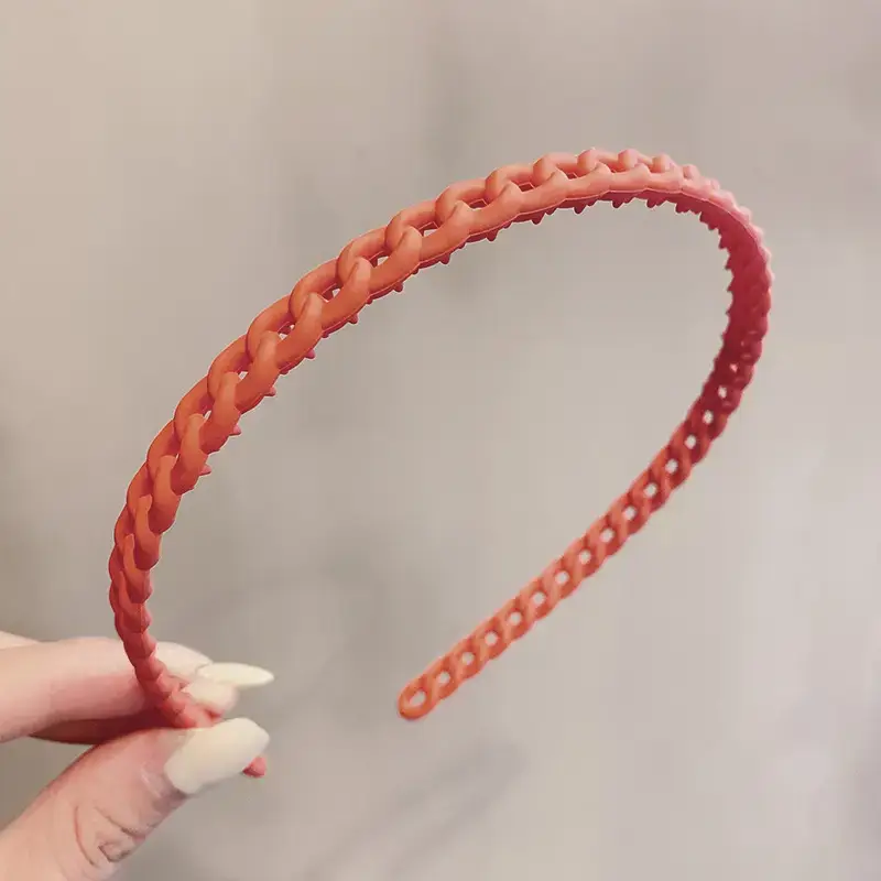 Pink Toothed Face Washing Headband for Women