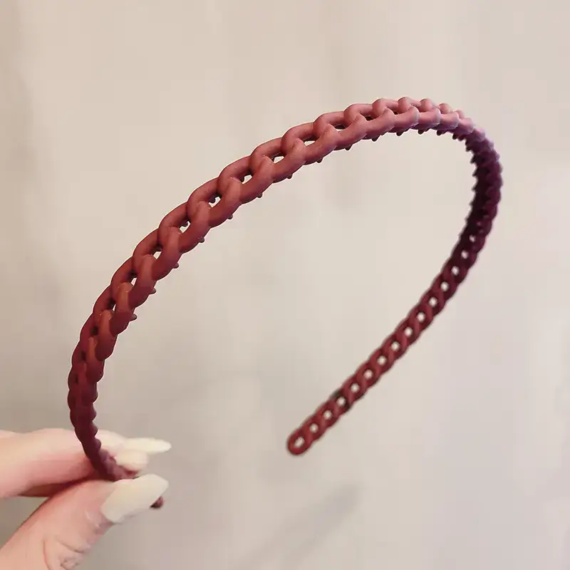 Pink Toothed Face Washing Headband for Women