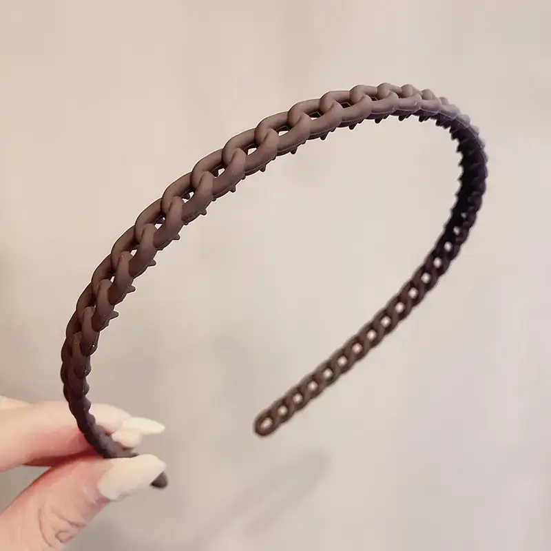 Pink Toothed Face Washing Headband for Women