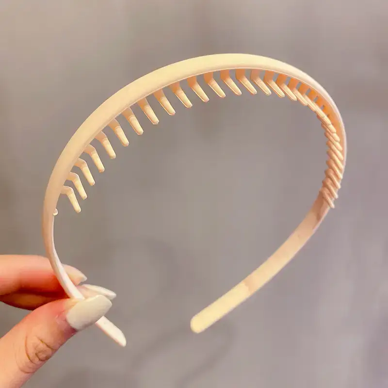 Pink Toothed Face Washing Headband for Women