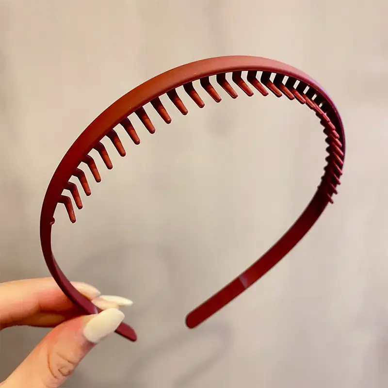 Pink Toothed Face Washing Headband for Women