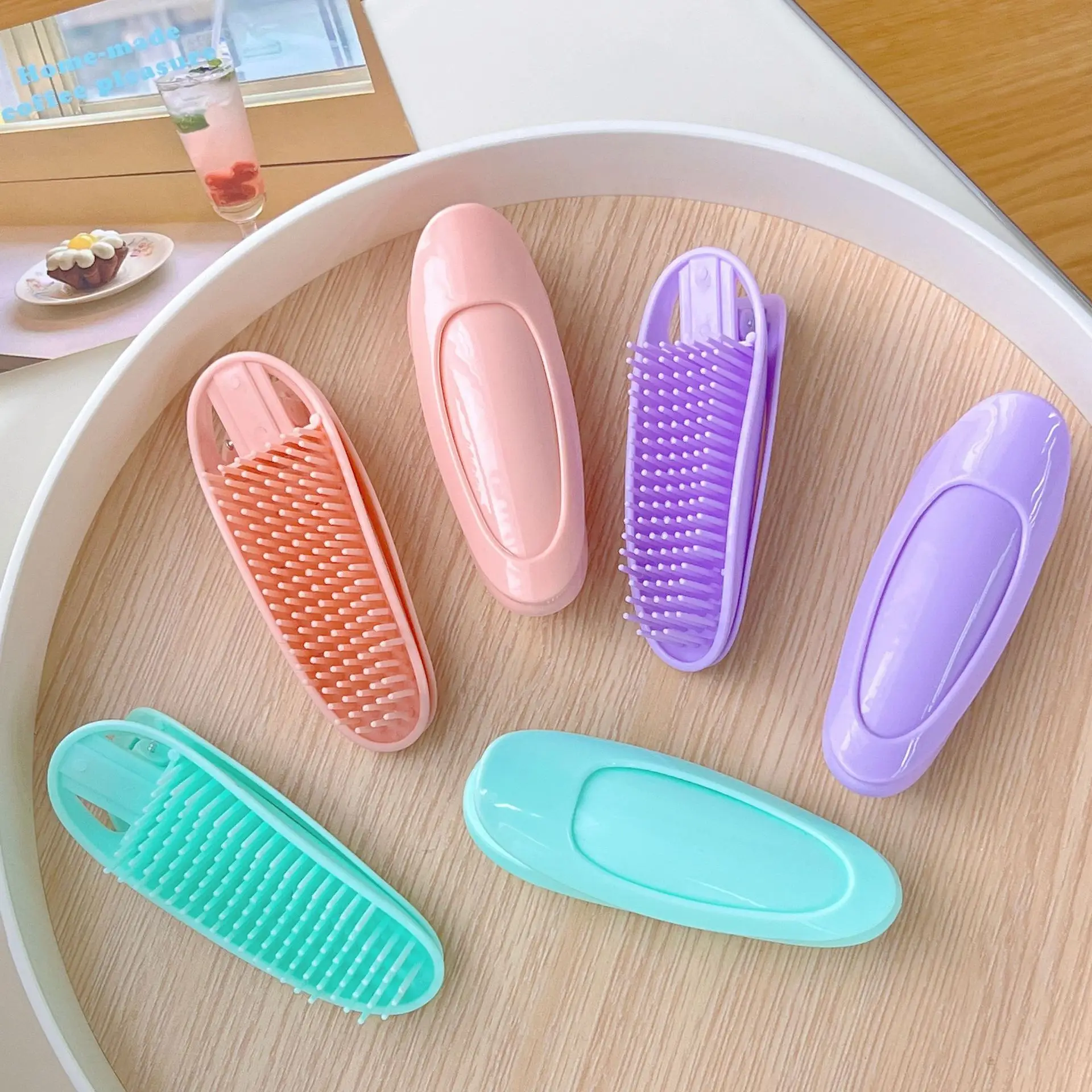 Pink Hair Clip for Fluffy Hair Styling — feature 48