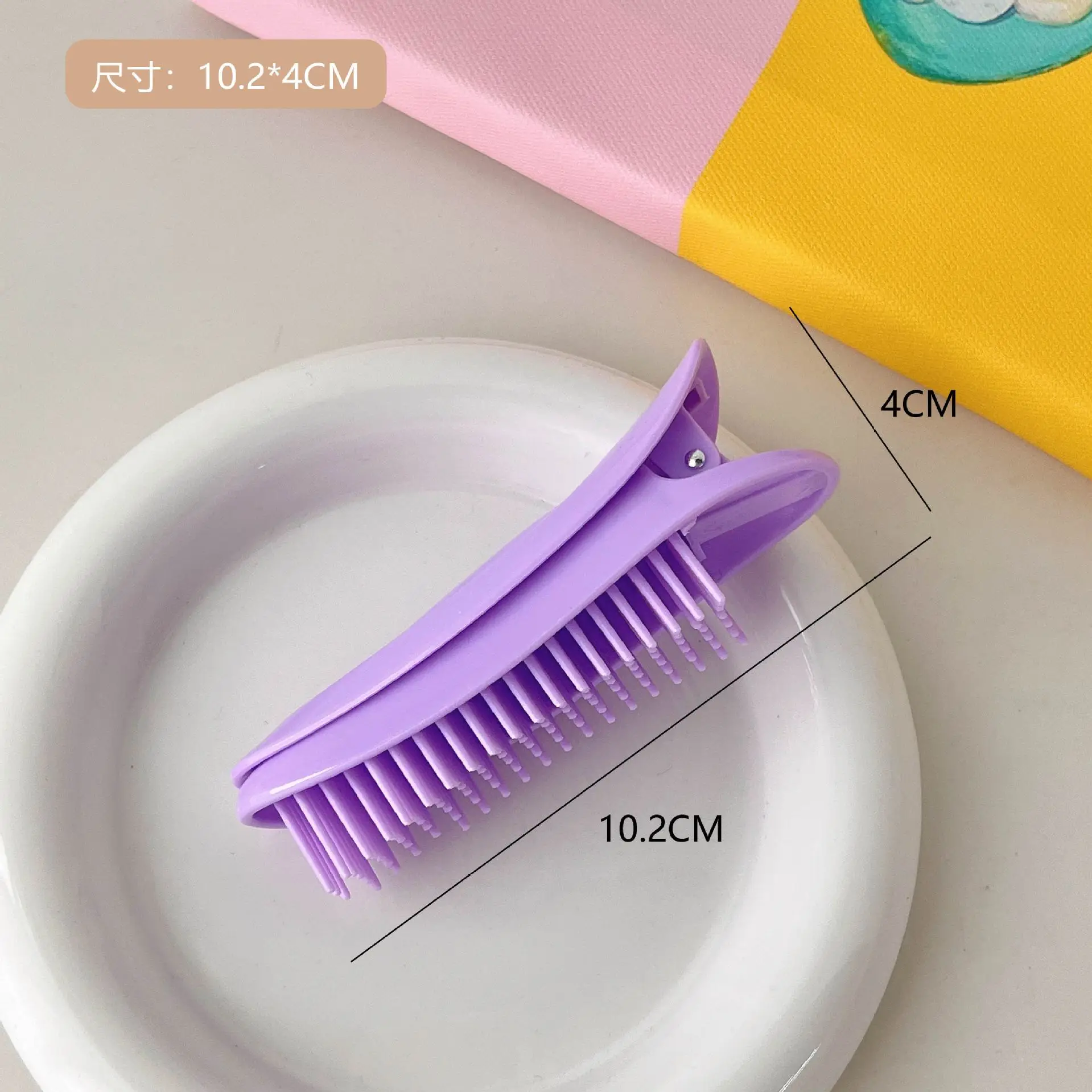 Pink Hair Clip for Fluffy Hair Styling — feature 51