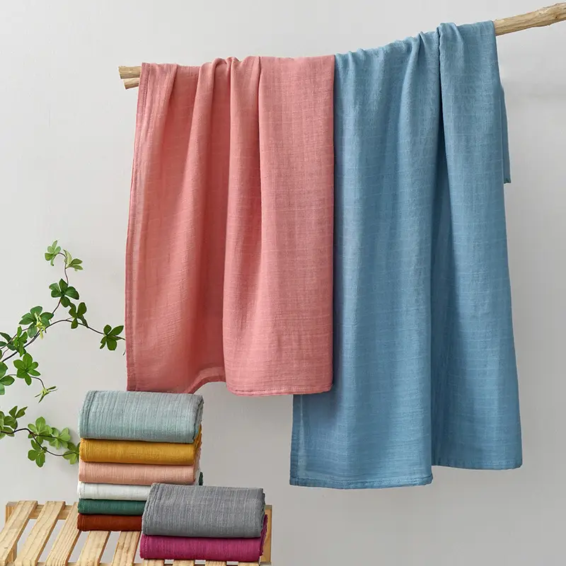Bamboo Cotton Gauze Towel for Baby Newborn Swaddle Blanket - Image 13