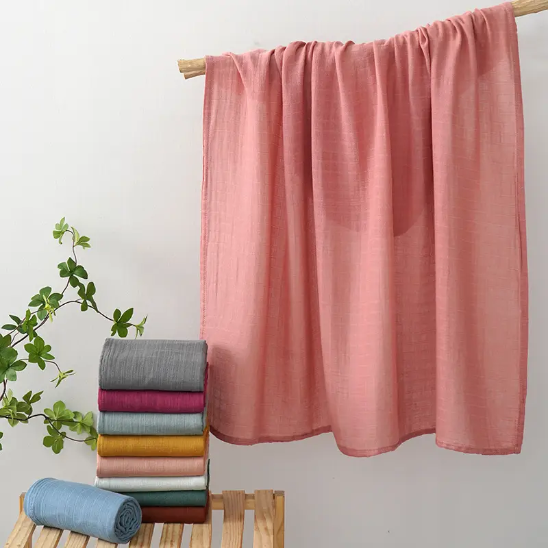 Bamboo Cotton Gauze Towel for Baby Newborn Swaddle Blanket - Image 14