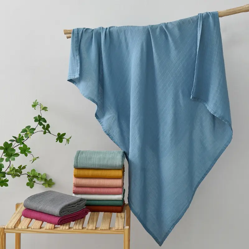 Bamboo Cotton Gauze Towel for Baby Newborn Swaddle Blanket - Image 15