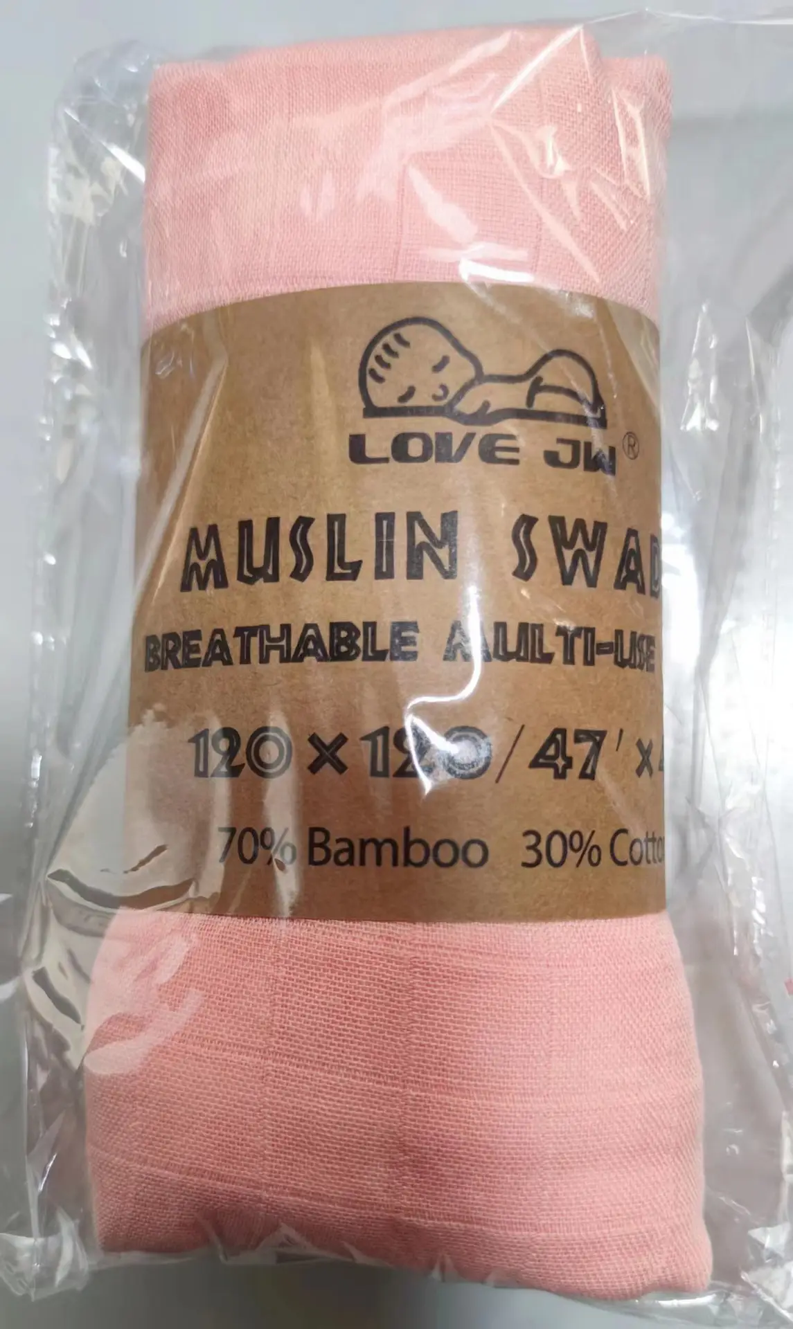 Bamboo Cotton Gauze Towel for Baby Newborn Swaddle Blanket - Image 11