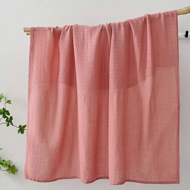 Bamboo Cotton Gauze Towel for Baby Newborn Swaddle Blanket - Image 2
