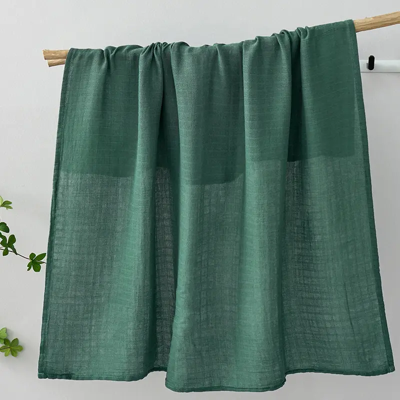 Bamboo Cotton Gauze Towel for Baby Newborn Swaddle Blanket - Image 3