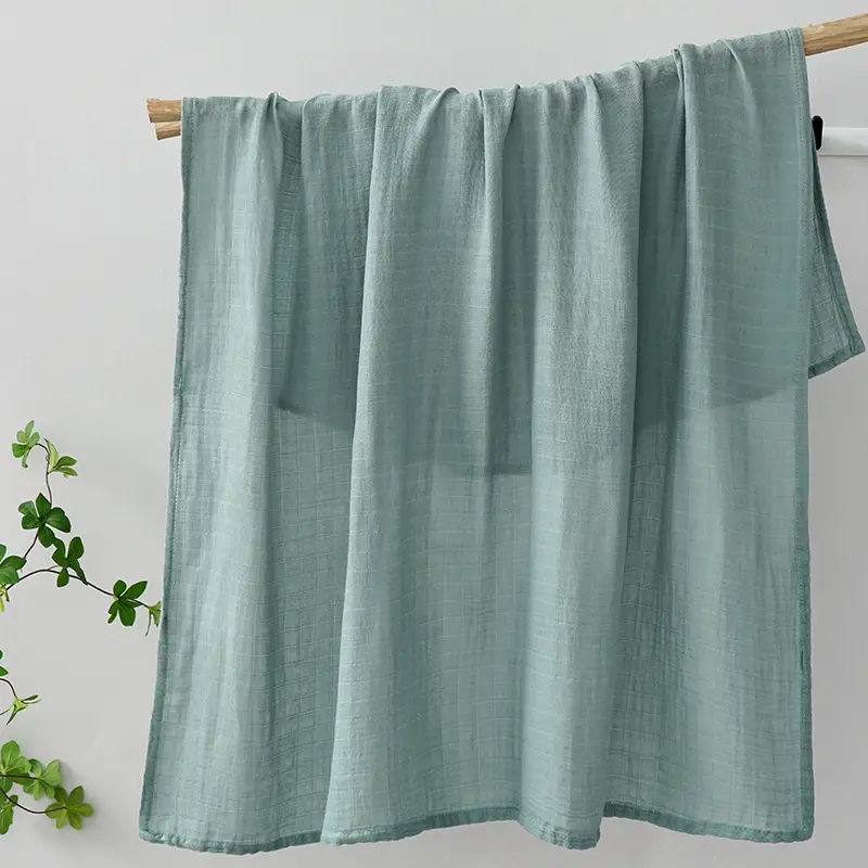 Bamboo Cotton Gauze Towel for Baby Newborn Swaddle Blanket - Image 5