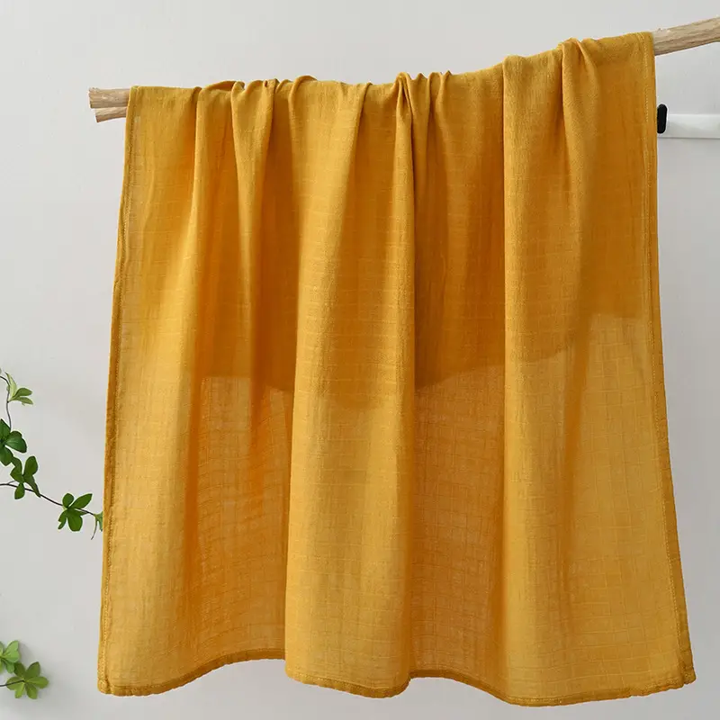 Bamboo Cotton Gauze Towel for Baby Newborn Swaddle Blanket - Image 6