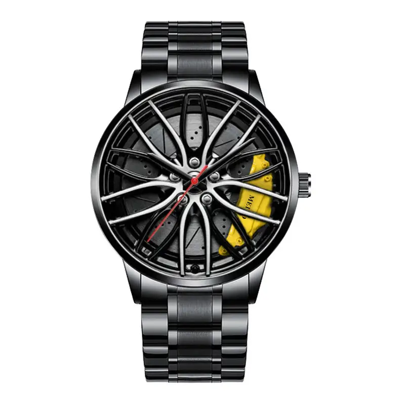Aliexpress 3D Racing Style Men's Green Black Watch - Image 11