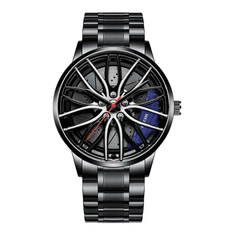 Aliexpress 3D Racing Style Men's Green Black Watch - Image 12