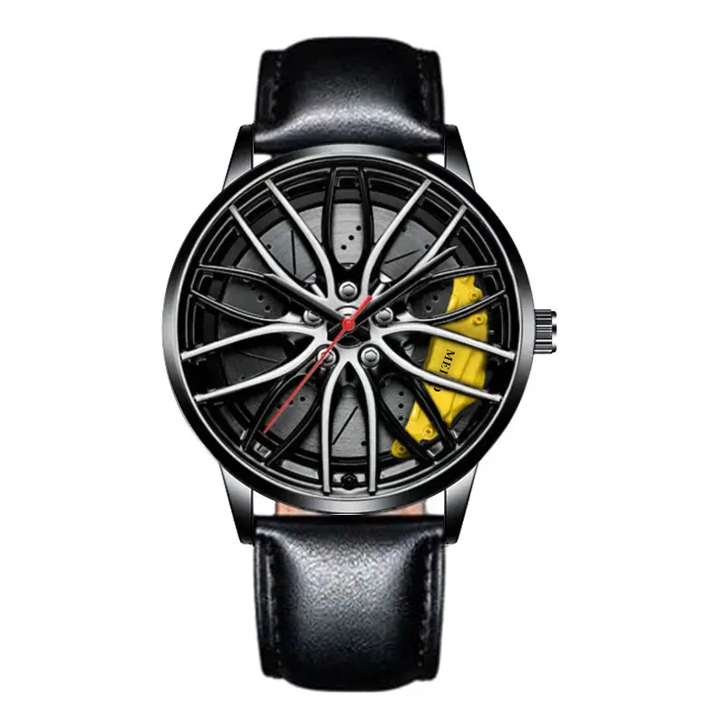 Aliexpress 3D Racing Style Men's Green Black Watch - Image 15