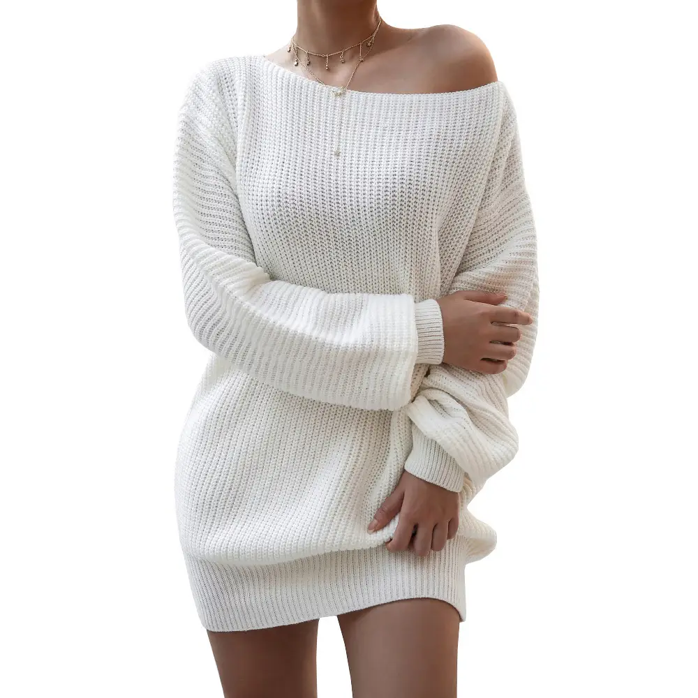 Black Knitted Off-Shoulder Women's Dress 2025 — feature 11