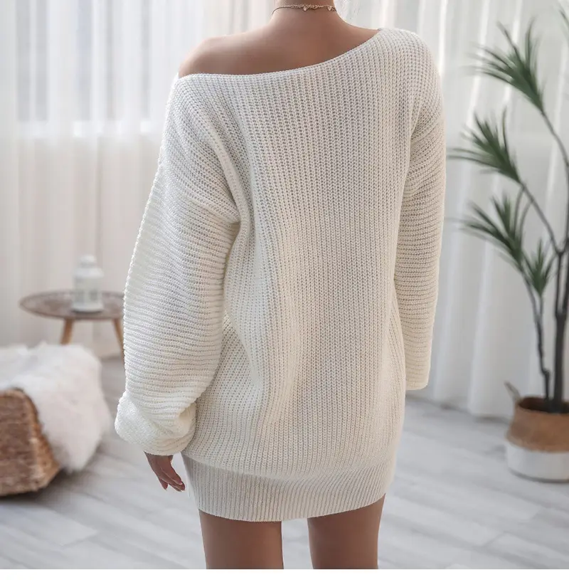 Black Knitted Off-Shoulder Women's Dress 2025 — feature 12