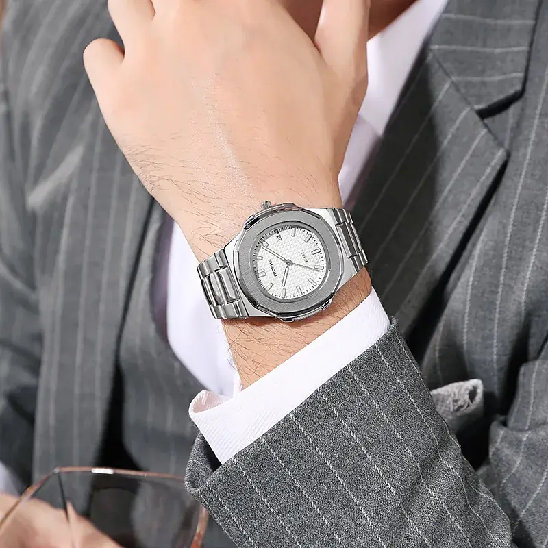 Nautilus Steel Belt Watch for Men