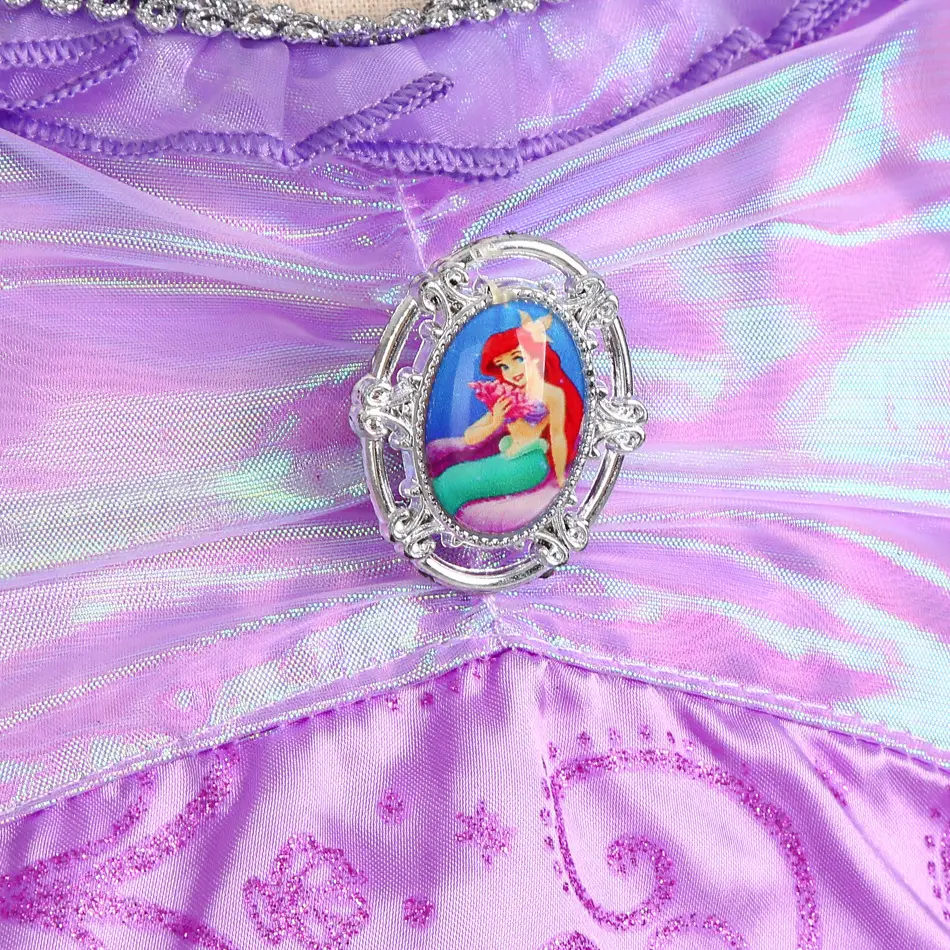Little Mermaid Dress Blue Purple Fishtail Dress Cosplay — feature 8