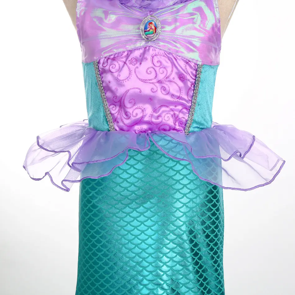 Little Mermaid Dress Blue Purple Fishtail Dress Cosplay — feature 9
