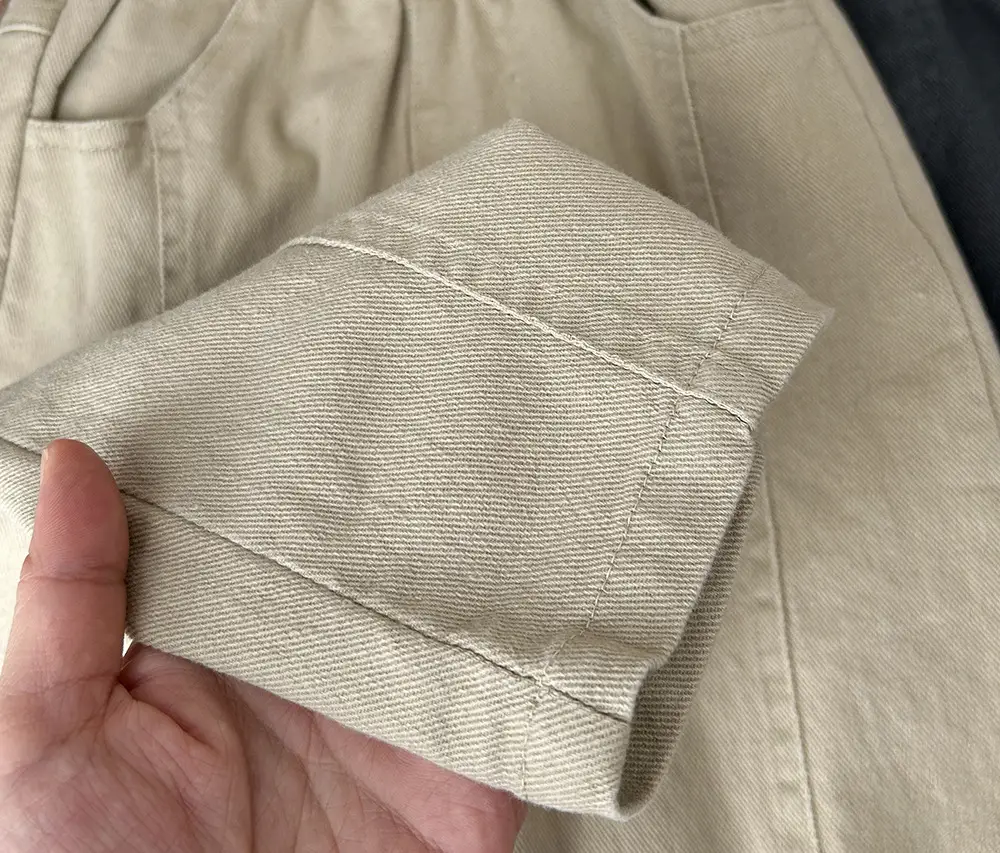 2025 Spring Boys Cotton Pants White Medium Large — feature 11