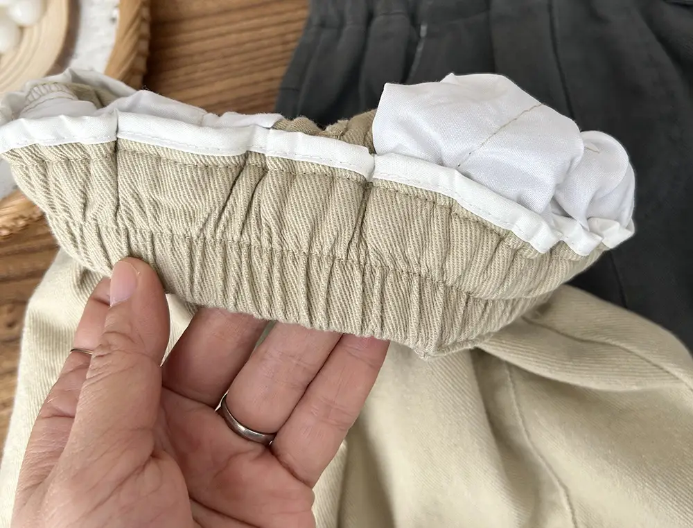 2025 Spring Boys Cotton Pants White Medium Large — feature 5