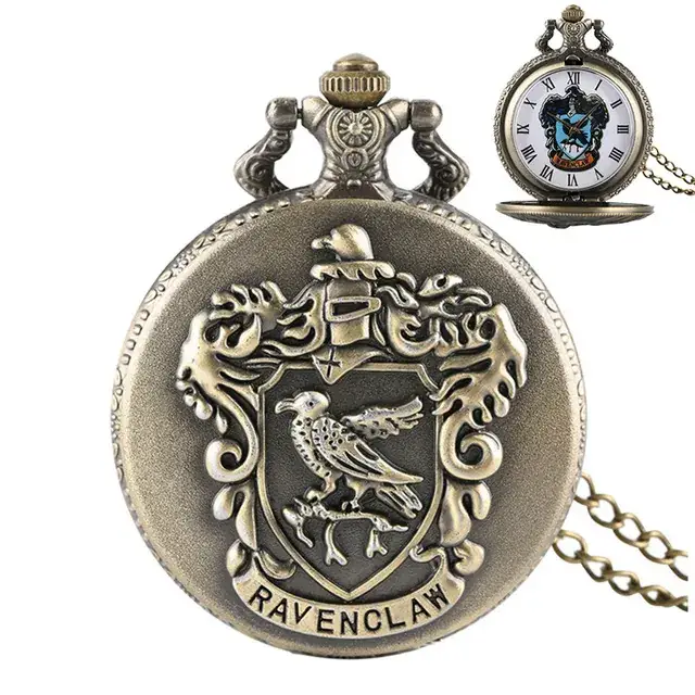 Harry Potter Vintage Bronze Pocket Watch with Chain & Necklace - Image 4