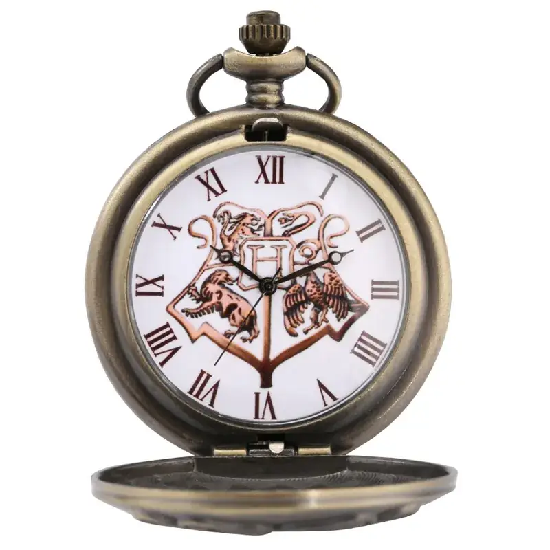 Harry Potter Vintage Bronze Pocket Watch with Chain & Necklace — feature 8