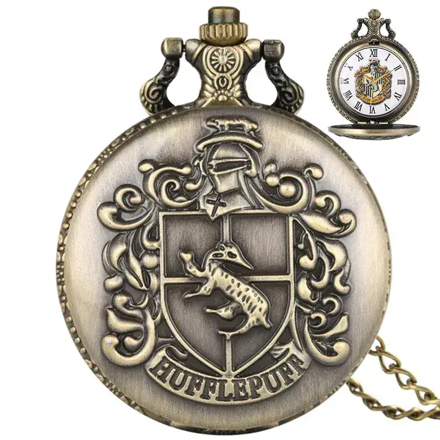 Harry Potter Vintage Bronze Pocket Watch with Chain & Necklace - Image 5