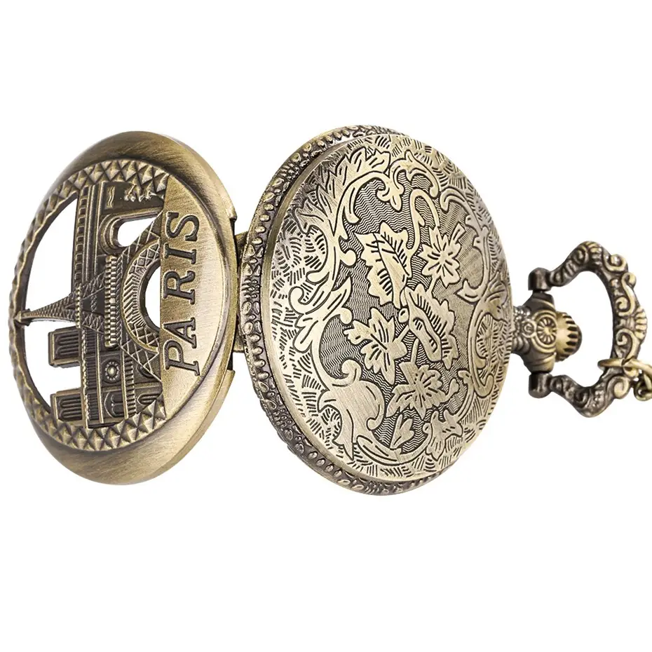 Vintage Eiffel Tower Necklace Watch for Women — feature 11