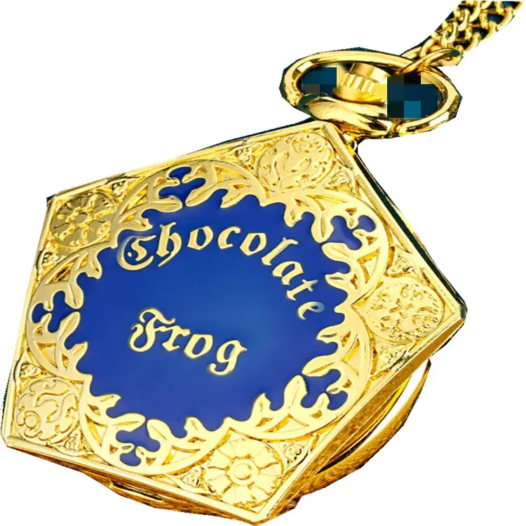 Golden Harry Potter Magical Animals Pocket Watch - Image 2