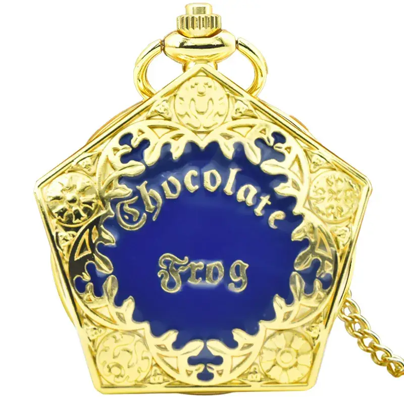 Golden Harry Potter Magical Animals Pocket Watch - Image 3