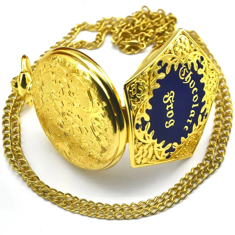 Golden Harry Potter Magical Animals Pocket Watch - Image 4