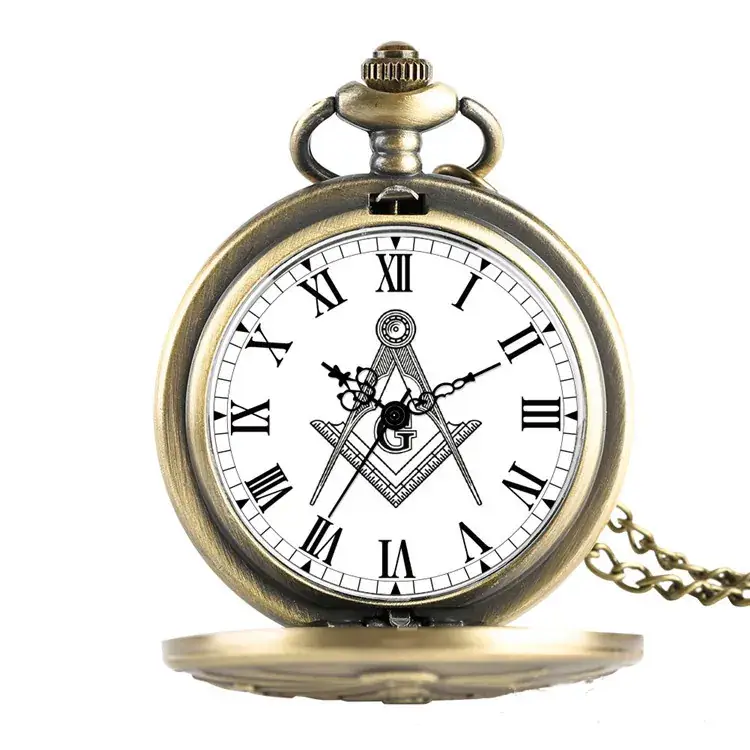 Masonic Masonic Logo Quartz Pocket Watch Gift Watch