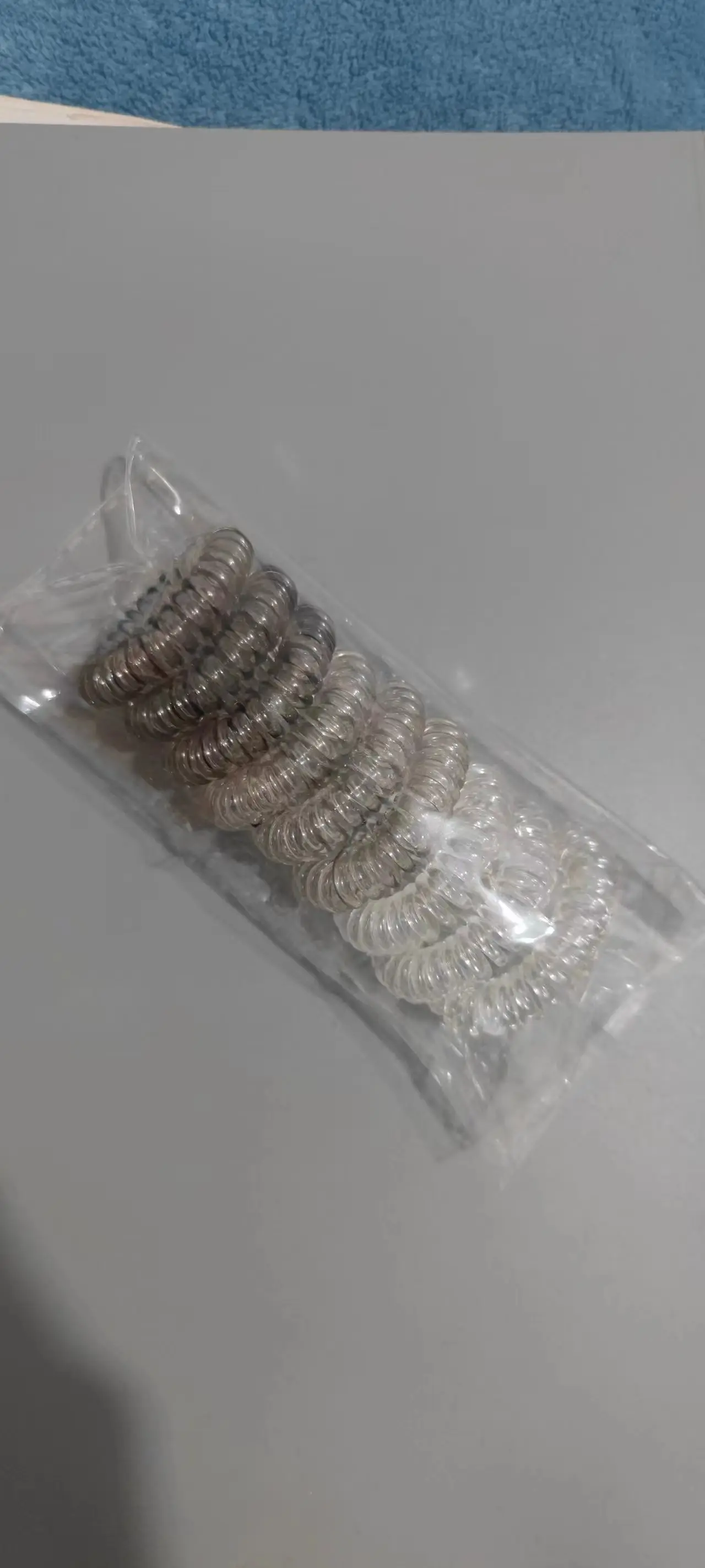 9 Box Variable Hair Ring Cross-border Phone Coil Temperament Simple Small Hair Tie Transparent Hair Ring - Image 10