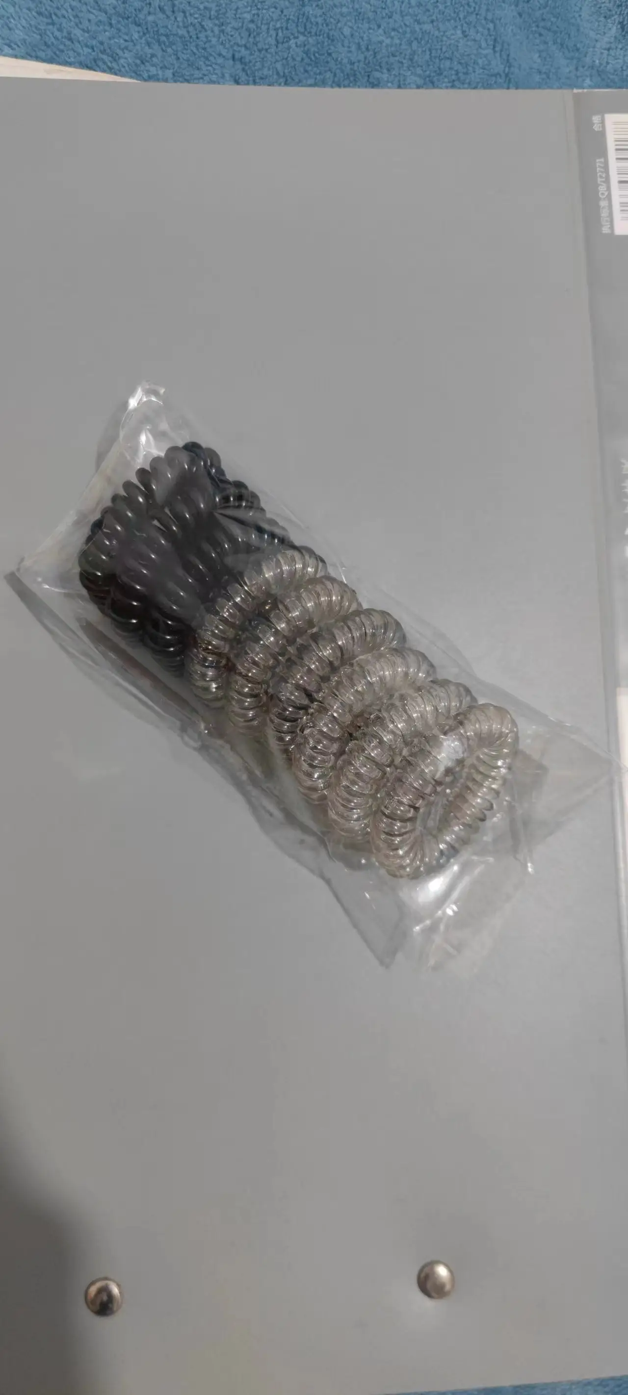9 Box Variable Hair Ring Cross-border Phone Coil Temperament Simple Small Hair Tie Transparent Hair Ring - Image 11
