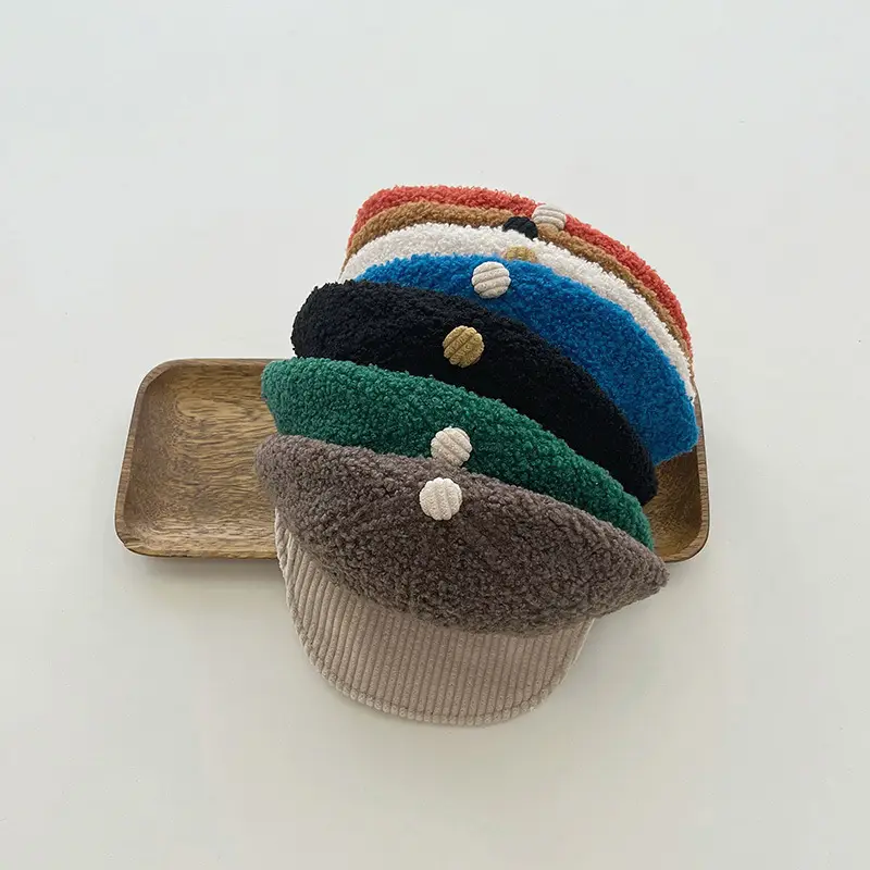 Baby Cap Korean Ins Korean Embroidered Autumn Winter - Image 3