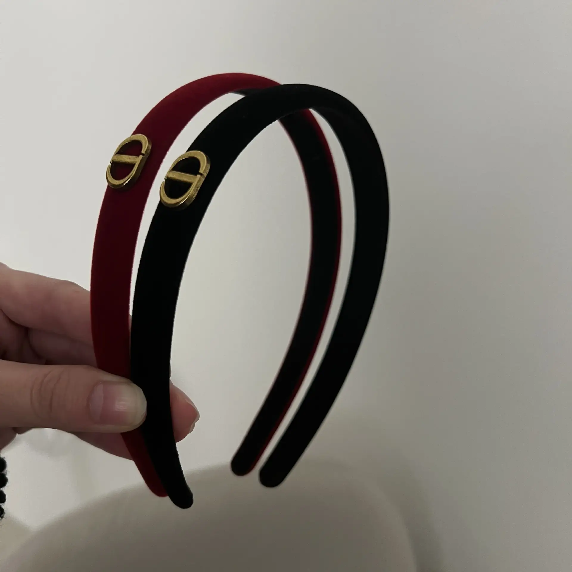 Fairy High Cranial Top Black Red Sponge Hairband Women's All-match Outgoing Daily Wear Headband Hairpin Headwear — feature 20