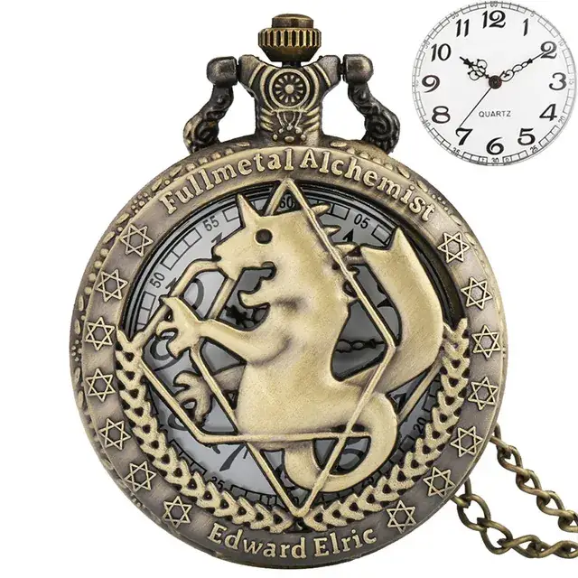 Vintage Alchemist Pocket Watch with Compass - Image 6