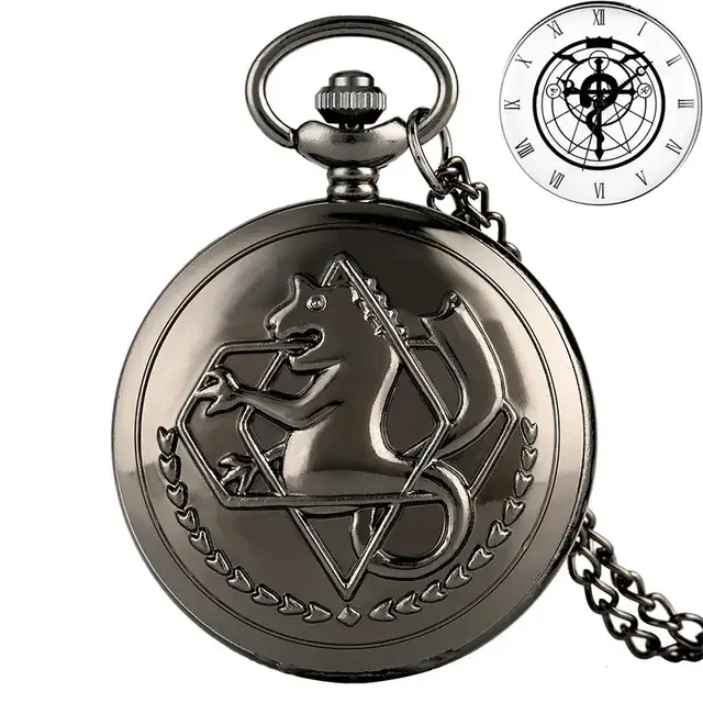 Vintage Alchemist Pocket Watch with Compass - Image 3